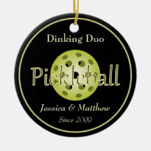 Dinking Duo Couple Pickleball Ball
