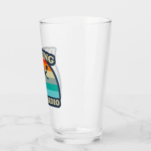 Dinking ist mein Cardio Pickleball Glas (Links)