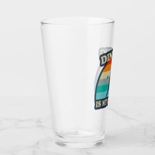 Dinking ist mein Cardio Pickleball Glas (Rechts)