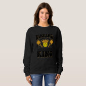 Dinking King Men Pickleball Player 1 Sweatshirt (Vorne ganz)