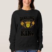 Dinking King Men Pickleball Player 1 Sweatshirt (Vorderseite)