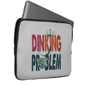 Dinking Problem Pickleball - Court-Side-Spaß Laptopschutzhülle (Vorne Rechts)