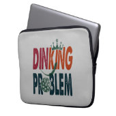 Dinking Problem Pickleball - Court-Side-Spaß Laptopschutzhülle (Vorderseite Links)