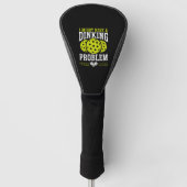 Dinking Problem Pickleball Golf Headcover (Vorderseite)