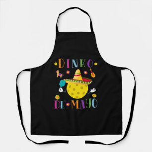 Dinko de Mayo Funny Cinco de Mayo Funny Pickleball Schürze