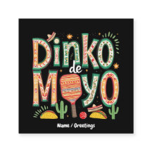 Dinko de Mayo Funny Cinco de Mayo Pickleball Pun