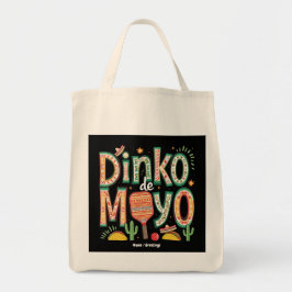 Dinko de Mayo Funny Cinco de Mayo Pickleball Pun Tragetasche