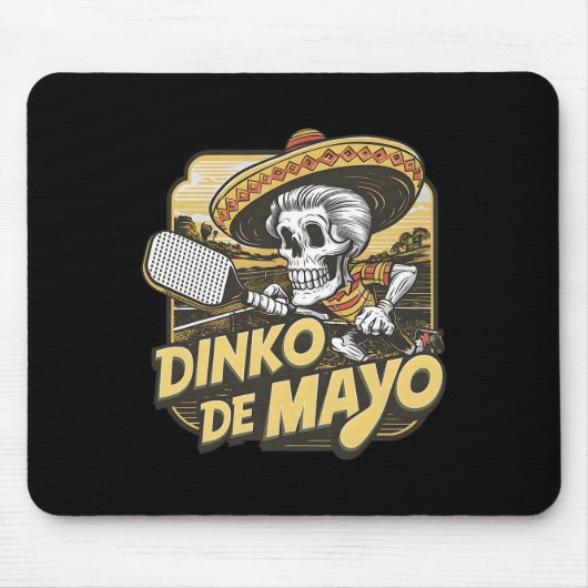 Dinko De Mayo Lustiger Pickleball Cinco De Mayo Sk Mousepad (Vorne)