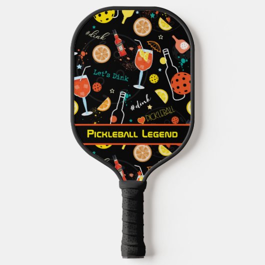Dinks and drinks pickleball paddle (Vorderseite)