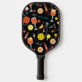 Dinks and drinks pickleball paddle (Rückseite)