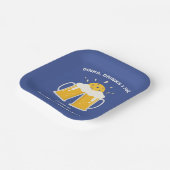 Dinks & Drinks Bier Tasse jubeln Pickleball Pappteller (Gewinkelt)