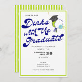 Dinks mit dem Graduate Pickleball Abschluss Einladung (Vorne/Hinten)