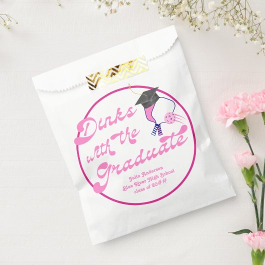 Dinks mit dem Pink Pickleball-Abschluss Graduate Geschenktütchen (Versiegelt)