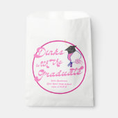 Dinks mit dem Pink Pickleball-Abschluss Graduate Geschenktütchen (Vorderseite)