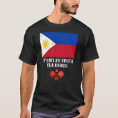 DINKS SÜßER ALS BIBINGKA Philippinen Pickleball T-Shirt (Vorderseite)