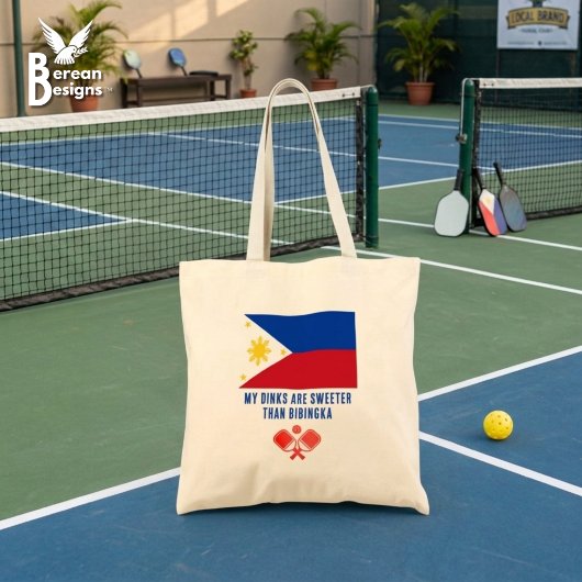 DINKS SÜßER ALS BIBINGKA Philippinen Pickleball Tragetasche
