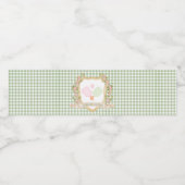 Dinks und Getränke| Preppy Pickle Ball Wasserflaschenetikett (Einzelnes Label)