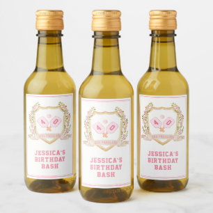 Dinks und Getränke   Preppy Pickle Ball Weinetikett