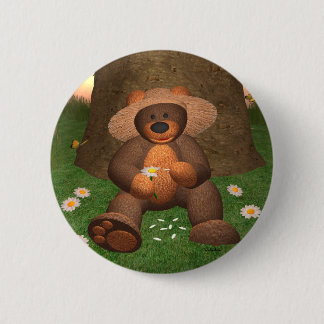 Dinky Bär in der Liebe Button