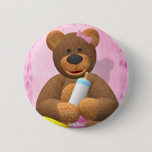Dinky Bären Babygirl Button