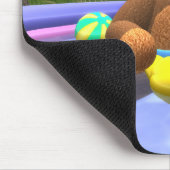 Dinky Bären: Pool-Spaß Mousepad (Ecke)