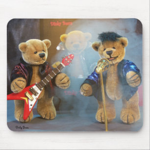 Dinky Bären Rockband Mousepad