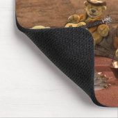 Dinky Bären: Wildes Westleben Mousepad (Ecke)