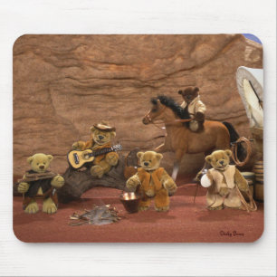 Dinky Bären: Wildes Westleben Mousepad