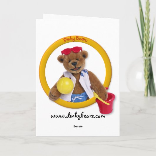 Dinky Bärn-kleiner Zauberer Karte (Rückseite)