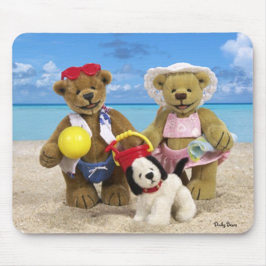 Dinky Bärn-Tag am Strand Mousepad (Vorne)