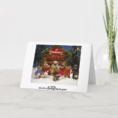 Dinky Bärn-Weihnachtsmarkt Feiertagskarte (Rückseite)