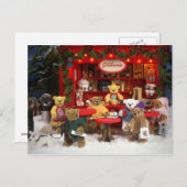 Dinky Bärn-Weihnachtsmarkt Feiertagspostkarte (Vorne/Hinten)