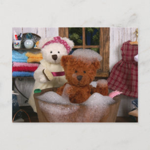 Dinky Bars: Bath Day Postkarte