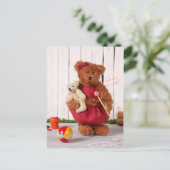 Dinky Bars: Kleines Mädchen Postkarte (Stehend Vorderseite)