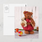 Dinky Bars: Kleines Mädchen Postkarte (Vorne/Hinten)