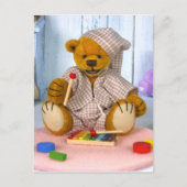 Dinky Bear mit Xylophone Postkarte (Vorderseite)