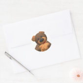 Dinky Bear Runder Aufkleber (Umschlag)