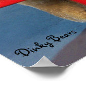 Dinky Bears auf Bühne Poster (Ecke)
