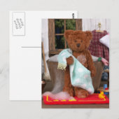Dinky Bears: Badetag Postkarte (Vorne/Hinten)