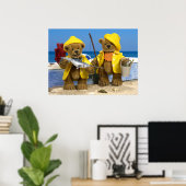 Dinky Bears: Fischer Poster (Heimbüro)