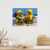 Dinky Bears: Fischer Poster (Küche)