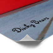 Dinky Bears Gitarrist Poster (Ecke)