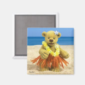 Dinky Bears Hula Dancer Magnet (Vorderseite/Rückseite)