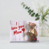 Dinky Bears: Ich Liebe dir Mama Postkarte (Stehend Vorderseite)