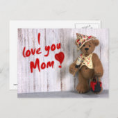 Dinky Bears: Ich Liebe dir Mama Postkarte (Vorne/Hinten)