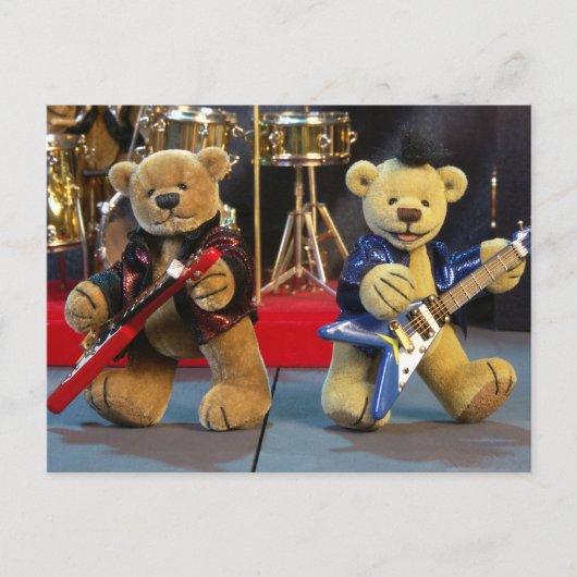 Dinky Bears im Konzert Postkarte (Vorderseite)