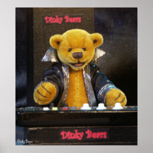 Dinky Bears Keyboarder Poster