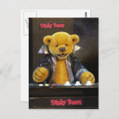 Dinky Bears Keyboarder Postkarte (Vorne/Hinten)