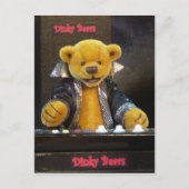 Dinky Bears Keyboarder Postkarte (Vorderseite)