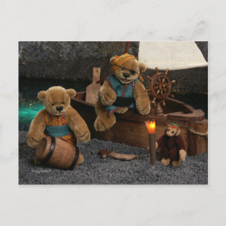 Dinky Bears: Kleine Piraten Postkarte